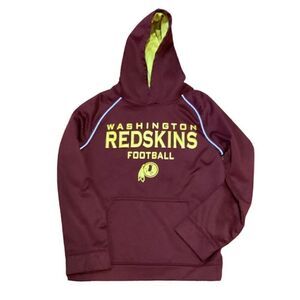 NFL Team Apparel Washington Redskins Football Hoodie  Sweatshirt Youth Medium